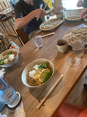 地元でお気に入りのお蕎麦屋さん♡家族で行きました！